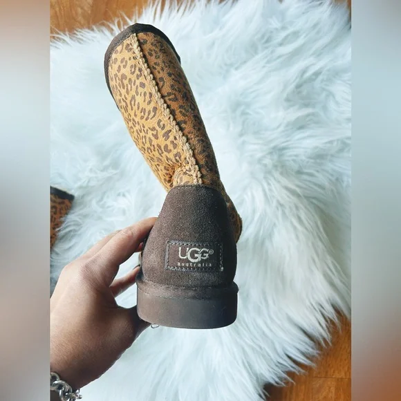 UGG Leopard Print Limited Edition Boots - Picture 3 of 6